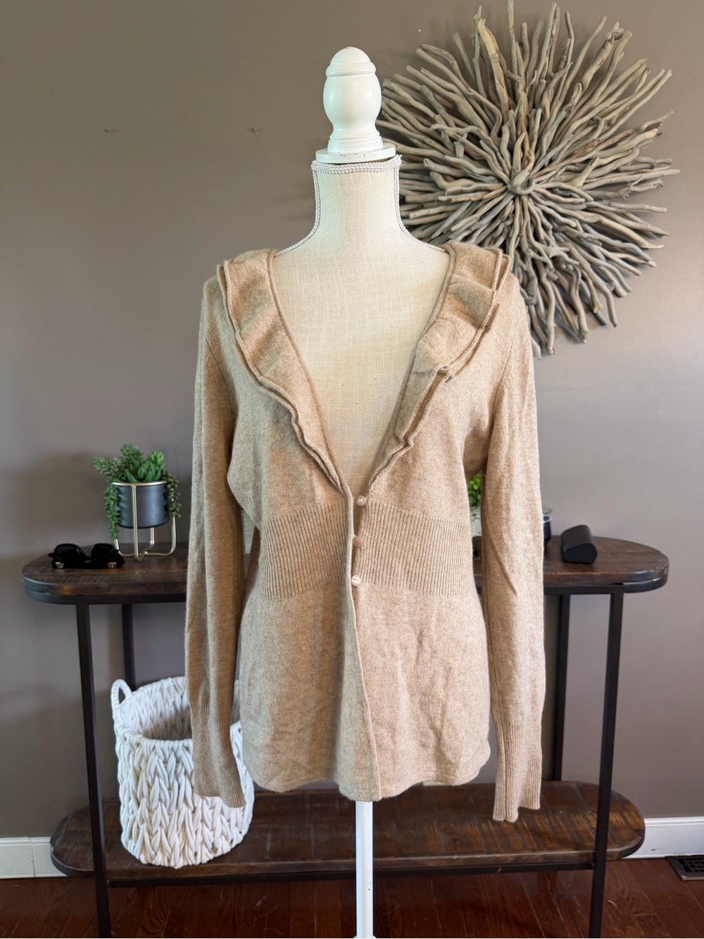 Cashmere‎ button up cardigan